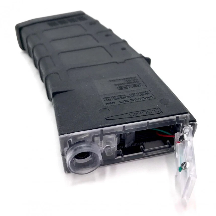 แม็กกาซีนไฟฟ้า สามารถใส่ลูกเรืองแสง ยิงลูกเรืองแสงได้ ทรง M4 (MZG)