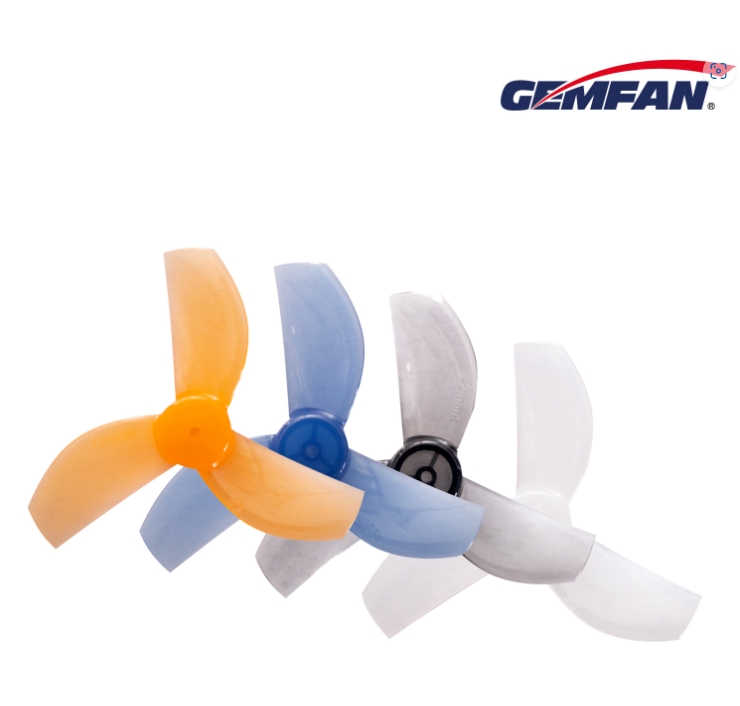 Gemfan 35mm 1406-3 1.4Inch Ducted 3 Blade Prop รูแกน 1mm 1ถุง 8ใบ สุ่มสี