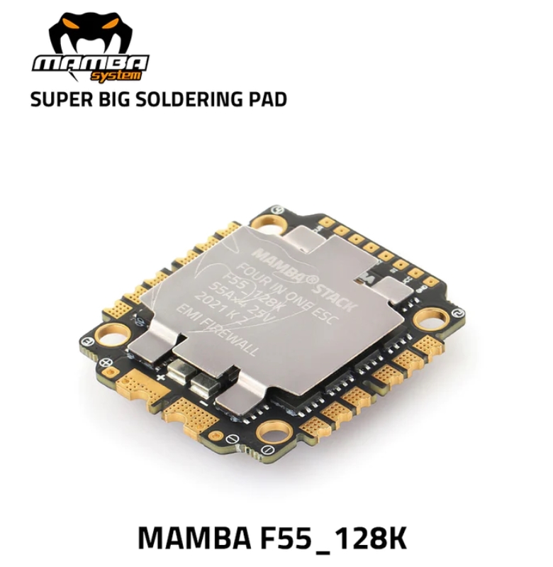 MAMBA F55_128K BL32 4IN1 ESC 55A 3-6S สปีดโดรน