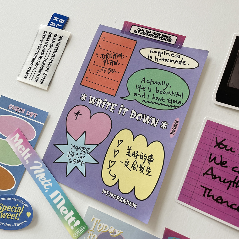 Write It Down Memo Pad (10 pieces / set)