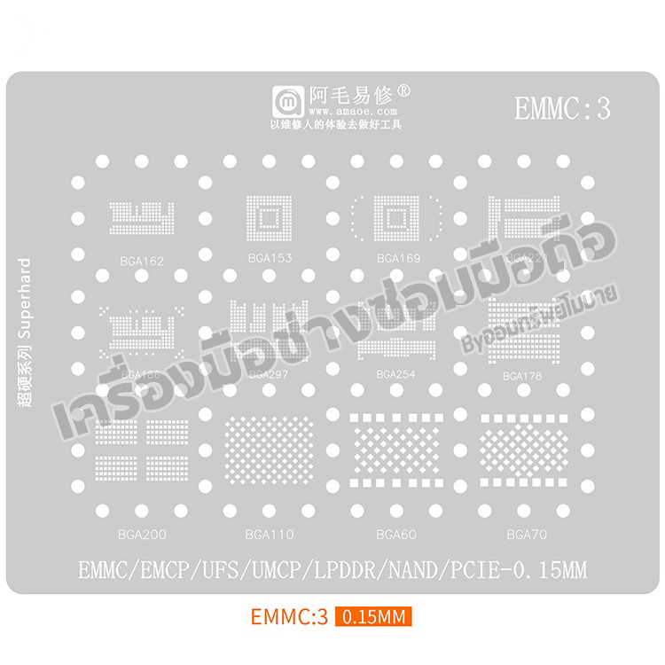 แผ่นเพท Emmc