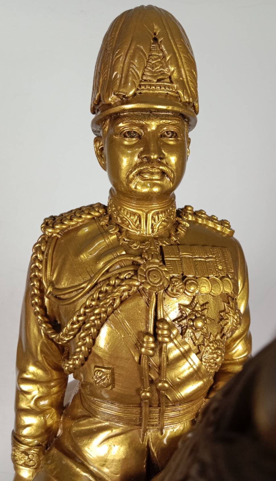 518.พระบรมรูปหล่อในหลวงรัชกาลที่ 5 พระบาทสมเด็จพระปรมินทรมหาจุฬาลงกรณ์ พระจุลจอมเกล้าเจ้าอยู่หัวทรงม้า(พระบรมรูปทรงม้า) องค์ใหญ่