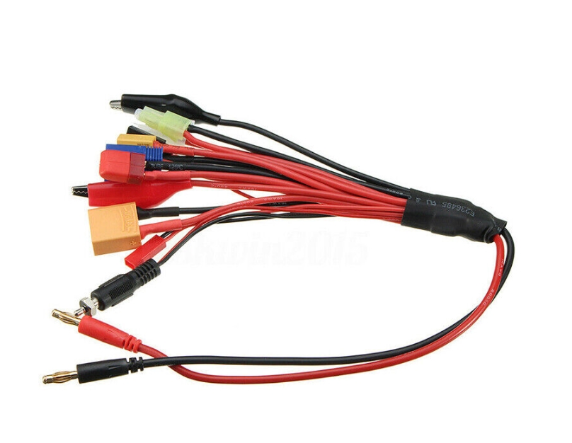สายชาร์จเอนกประสงค์ 10in1 ได้หัวตามภาพค่ะ ฝั่งต่อเครื่องชาทเป็น Banana 4.0mm