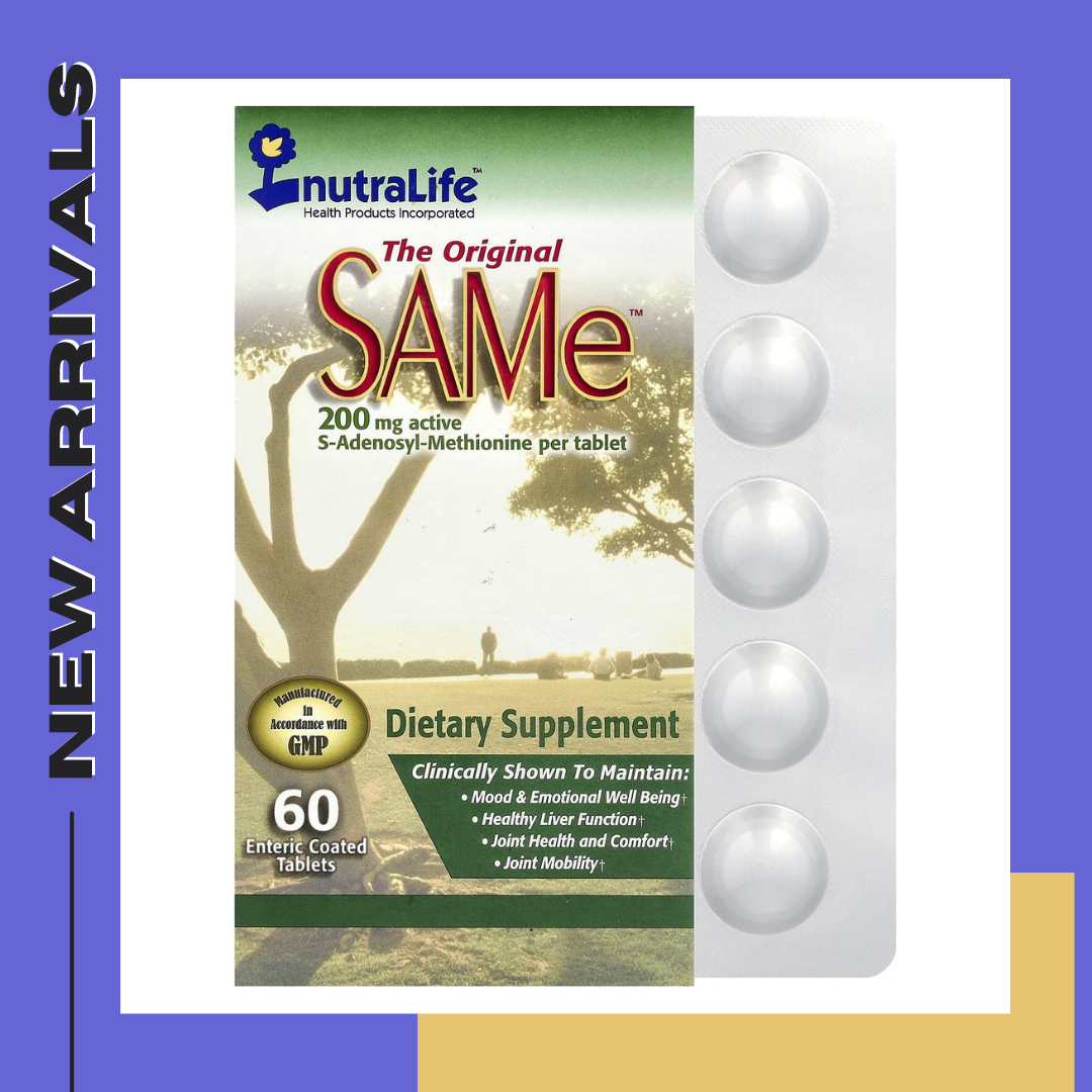 NutraLife The Original SAMe 200 mg 60 Enteric Coated Tablets