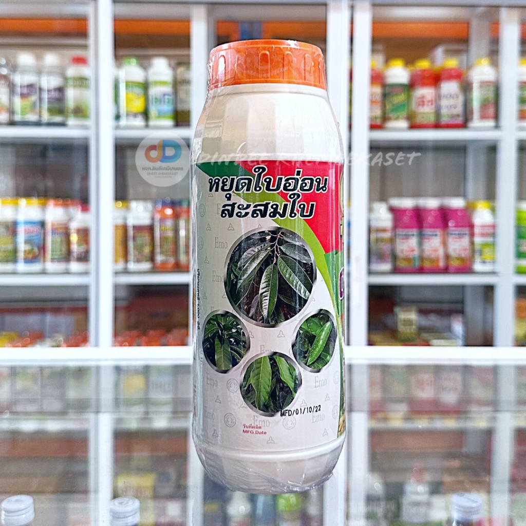 (กดสั่งซื้อครั้งละ 1 ลัง! ยกลัง*16) ปุ๋ยน้ำ 0-15-10 + ซิลิคอน EDTA ปุ๋ยน้ำฉีดทางใบ ขนาด 1 ลิตร หยุดใบอ่อน สะสมอาหาร เร่งใบแก่ ลดใบอ่อน ใบหนาใหญ่