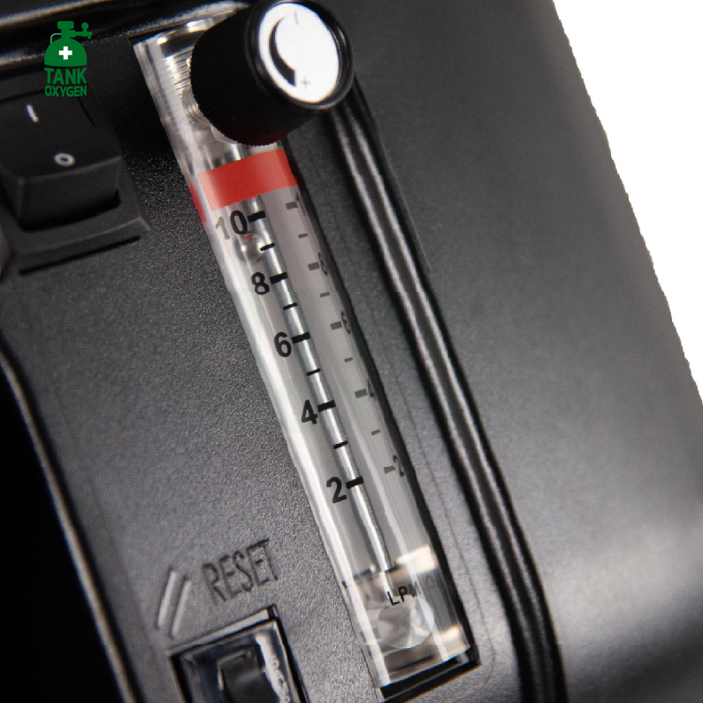 Devilbiss รุ่น 1025KS เครื่องผลิตออกซิเจน 10 ลิตร แรงดันสูงใช้กับคนไข้เจาะคอ ประกันศูนย์ไทย 3 ปี