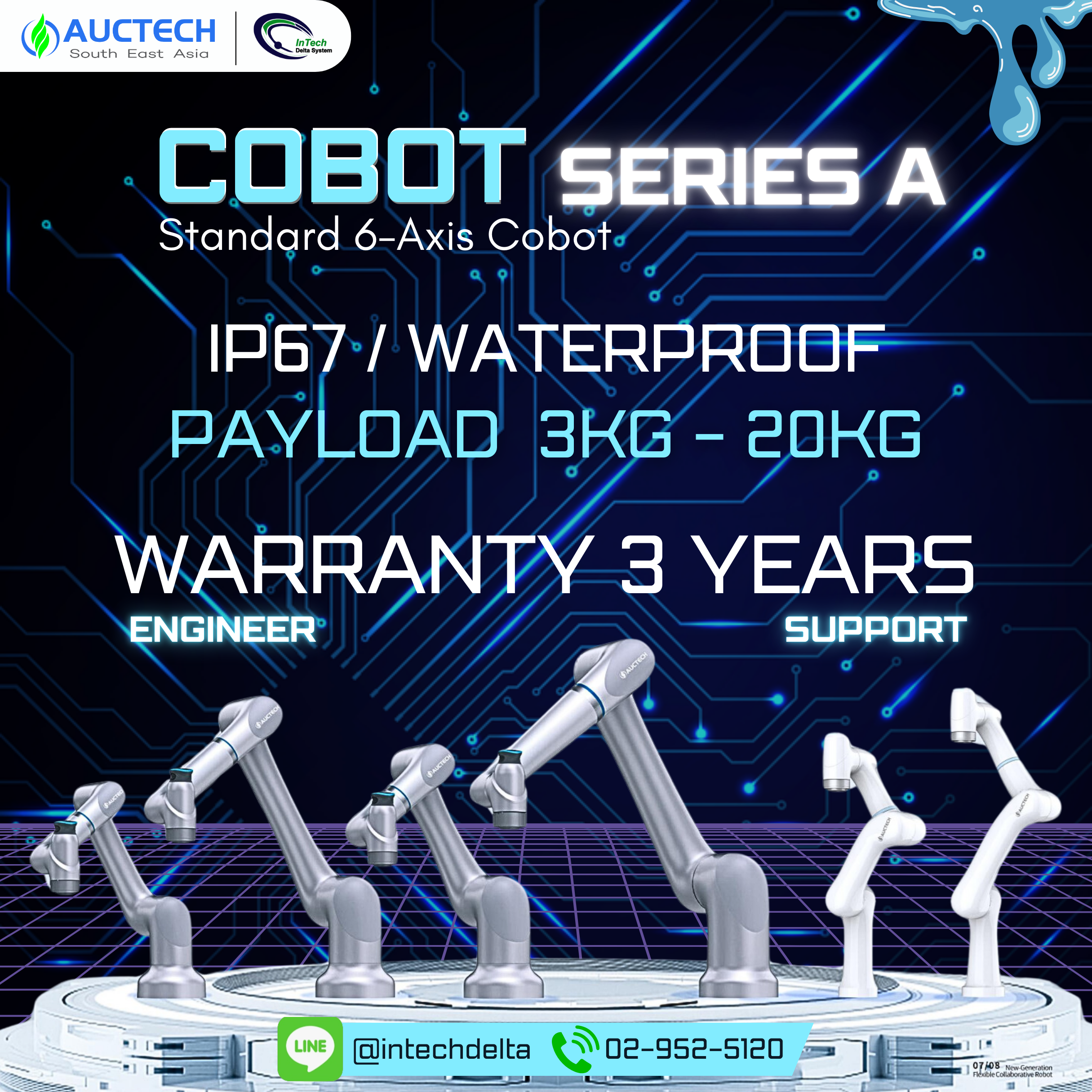 Auctech Cobot Series-A Model: ASR-3 / 3KG