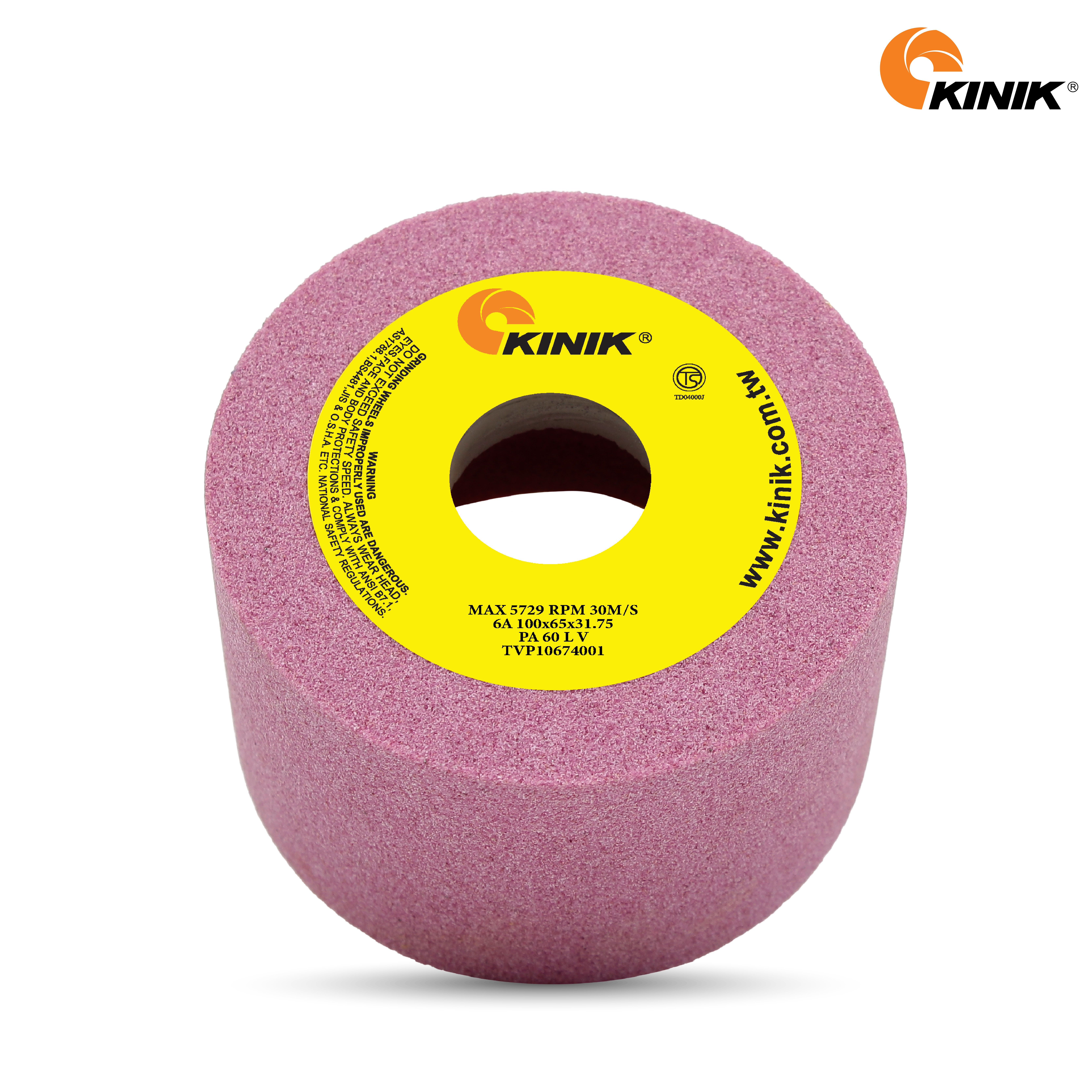 หินถ้วยตรง KINIK PA60LV6A 100x65x31.75 mm.