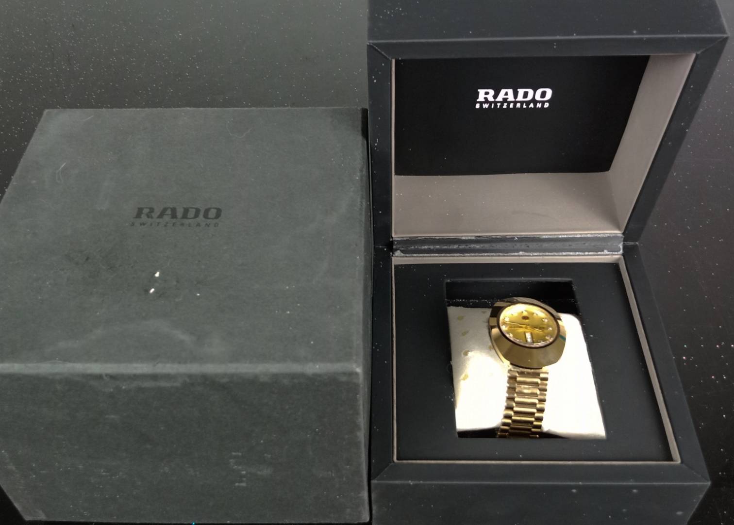 Rado Diastar 636.0313.3 SCRATCH PROOF WATER SEALED ระบบ AUTOMATIC หน้าปัด 42 mm พร้อมกล่องแท้