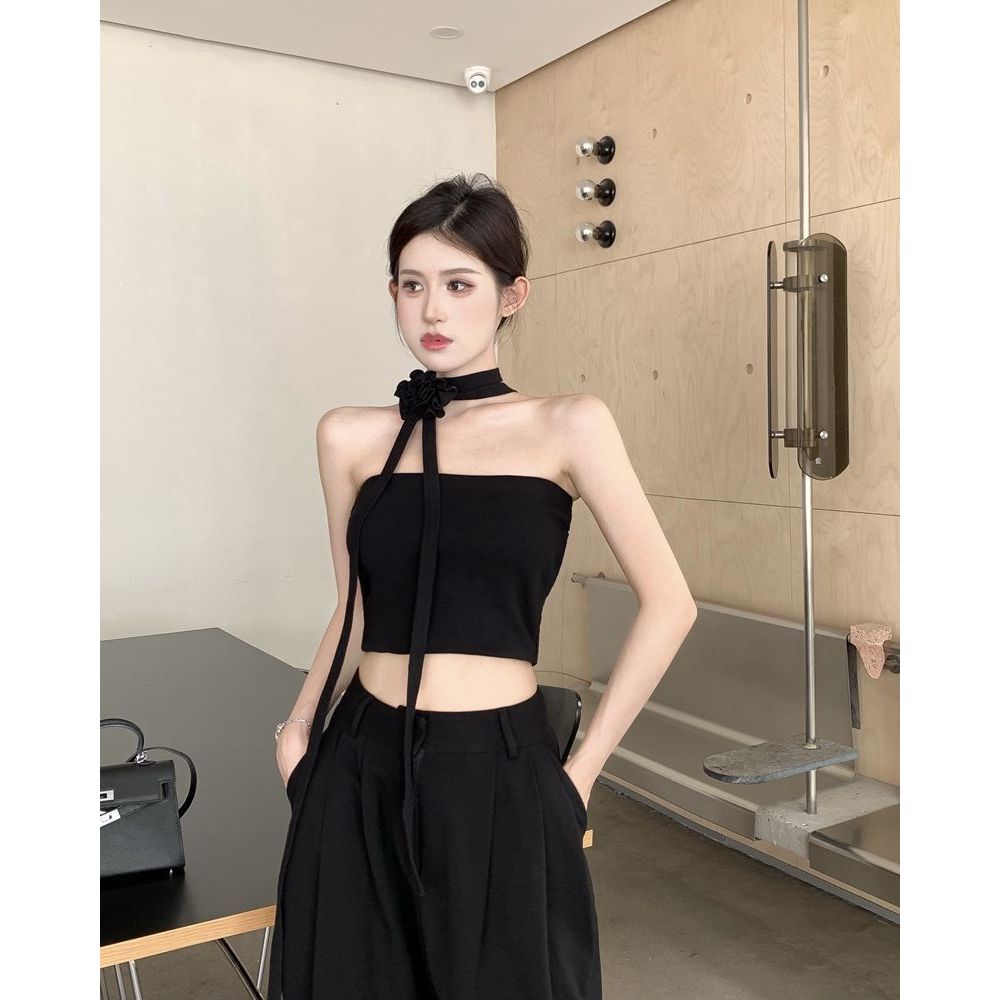 เสื้อเกาะอก ดอกไม้ รหัส CN2590