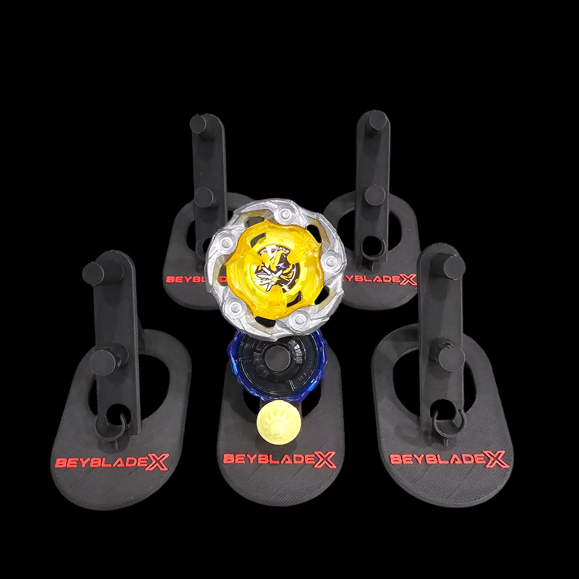 Beyblade X Display Stand ขาตั้งโชว์เบย์เบลด แบบแยกชิ้นส่วน ทำจากปริ้น 3D วัสดุ PLA แข็งแรง งานสวย
