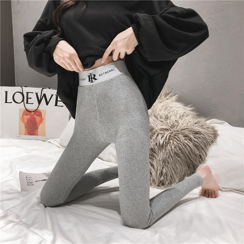 กางเกงขายาว ขอบยางปั๊ม ผ้านิ่มยืดหยุ่น พร้อมส่ง SP099