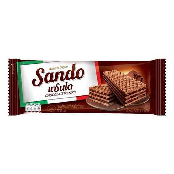 8996001351734 แซนโด เวเฟอร์ไส้ครีมรสช็อกโกแลต27.5ก.