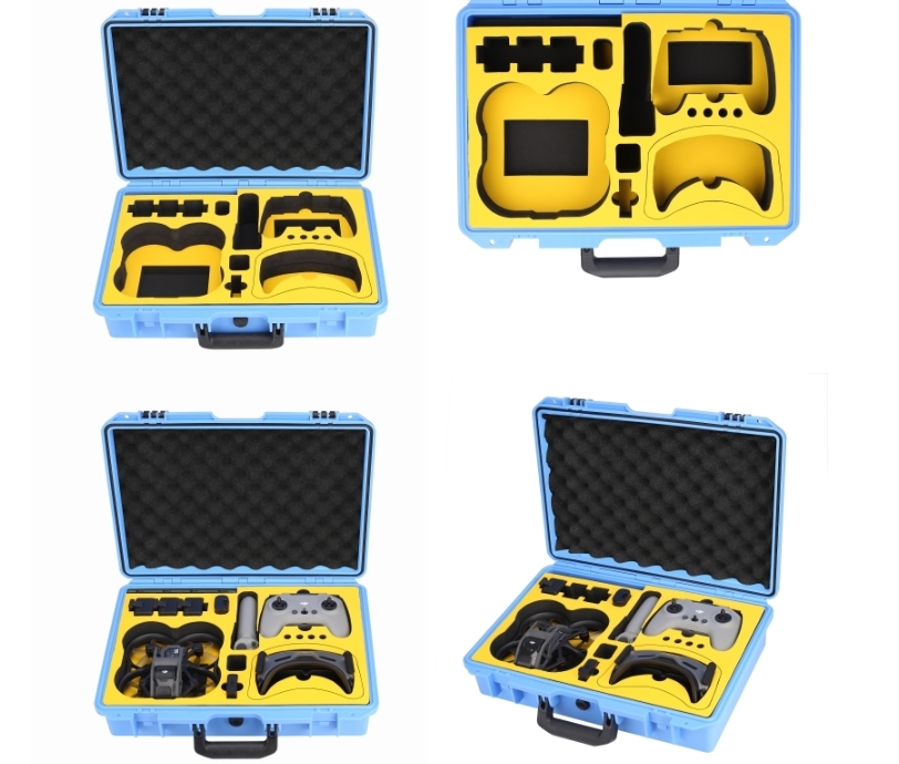 Avata case สีฟ้า กระเป๋าใส่ DJI Avata ใส่ได้ทั้งจอย และ โมชั่น แว่นใส่ได้ ทั้ง 2รุ่น (DJI-C138)