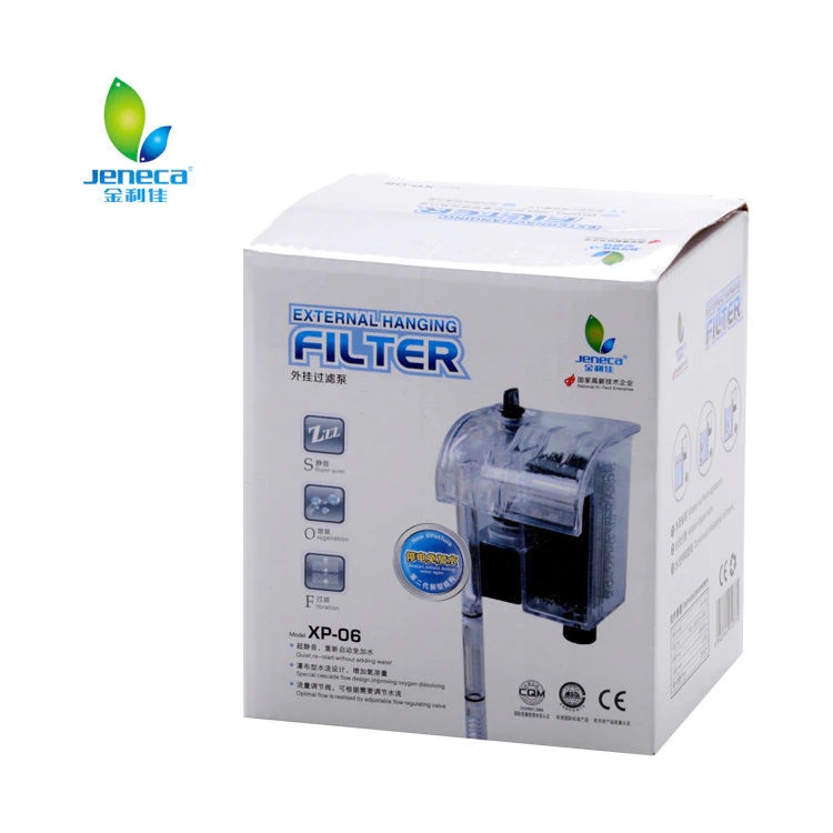 Jeneca XP-06(กรองแขวนสำหรับตู้ปลาขนาดเล็ก กรองน้ำได้ใสสะอาด)
