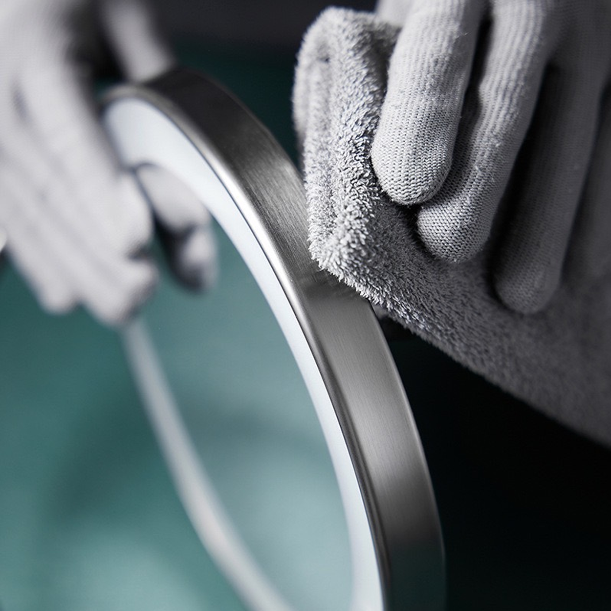 กระจกโคมไฟติดผนัง Wall Lamp Mirror Brass Mirror 2 Side Normal 3x Zoom