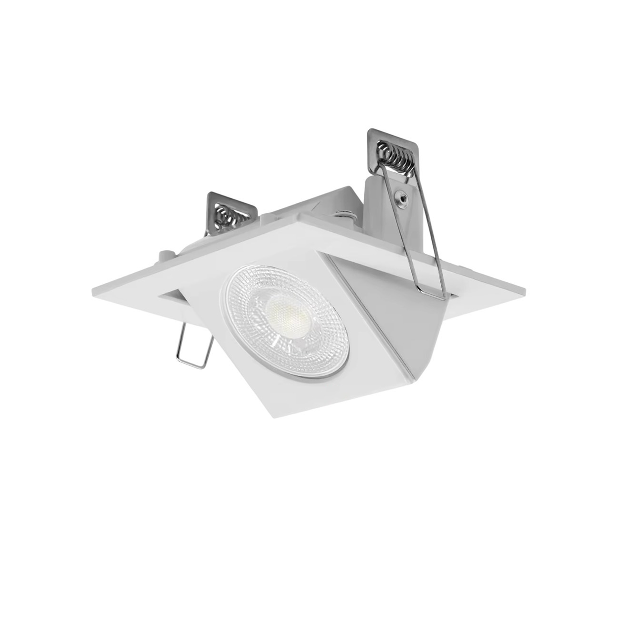 โคมไฟดาวน์ไลท์ ปรับได้ Recessed Downlight Square Adjustable Aluminum IP20