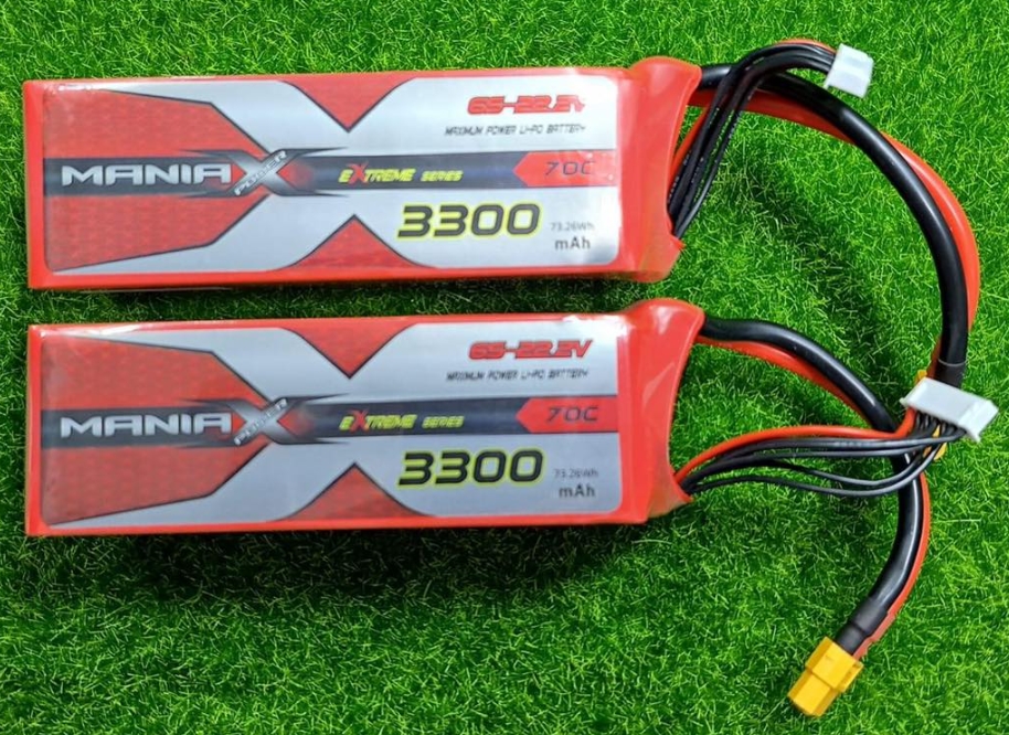 ManiaX 6S 22.2V 3300mAh 70C XT60 Lipo Battery