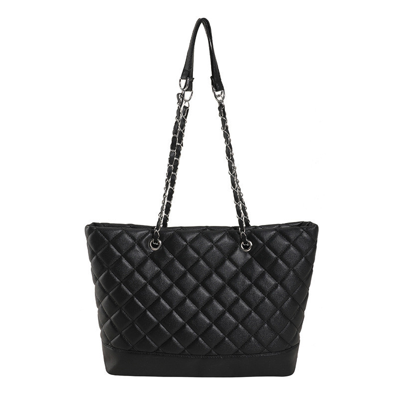 สีดำ กระเป๋าหนัง ใบใหญ่ รหัส Bag9898