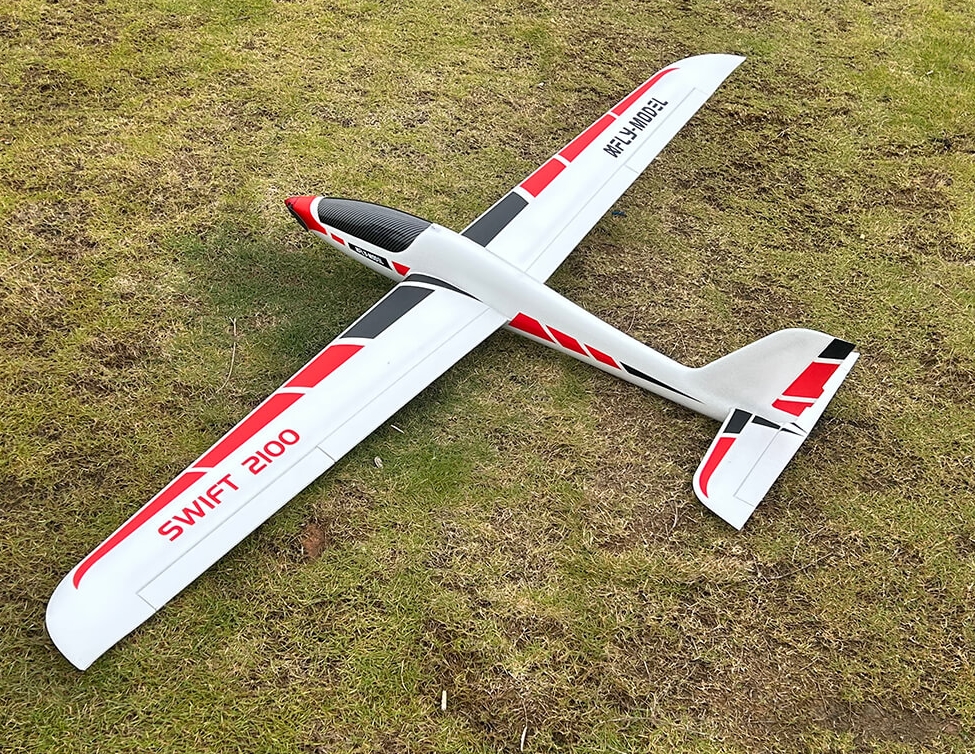 XFly Swift 2100 Glider 2100mm Wingspan RC Aircraft พร้อมชุดไฟ [ไม่รวม รีโมท และ แบต