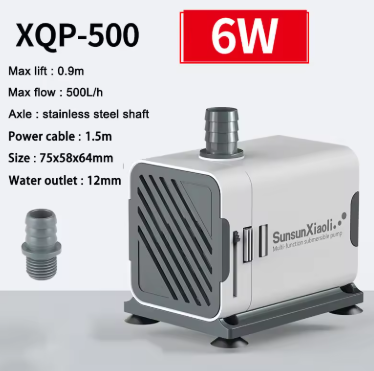 SUNSUN XQP-500 ,SUNSUN XQP-1000 ,SUNSUN XQP-1500 (ปั๊มน้ำ ขนาดเล็ก)