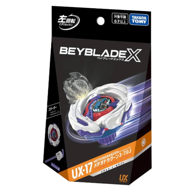 [PRE-ORDER] พร้อมขายต้นปี 69 BEYBLADE X ของแท้ UX-17 Starter Meteor Dragoon 3-70J [หมุนซ้าย] มาพร้อมที่ชูท