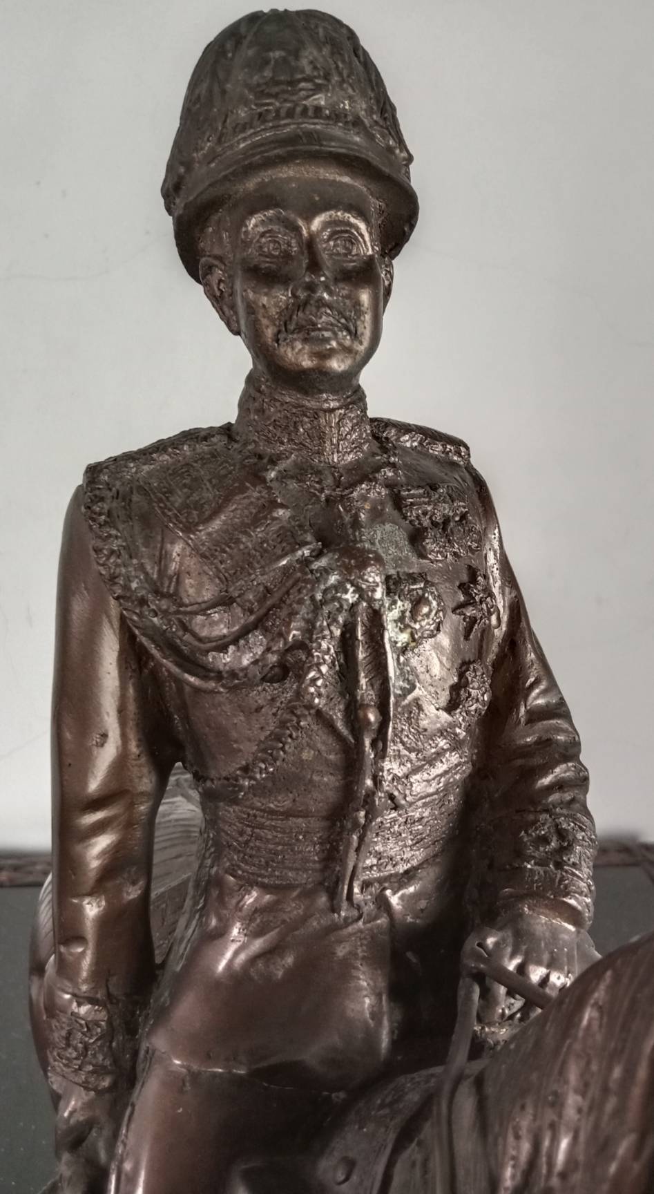 413.พระบรมรูปหล่อในหลวงรัชกาลที่5 พระบาทสมเด็จพระปรมินทรมหาจุฬาลงกรณ์ พระจุลจอมเกล้าเจ้าอยู่หัวทรงม้า(พระบรมรูปทรงม้า)