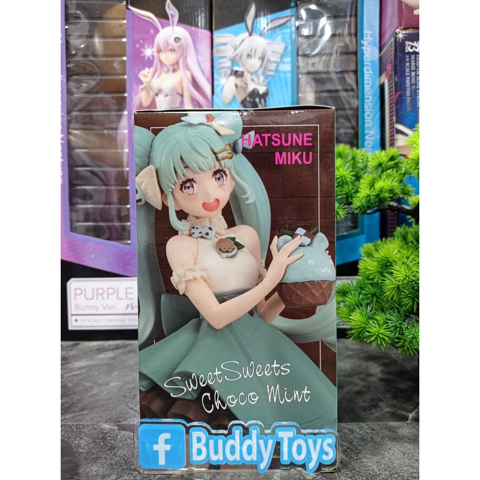 [ Figure แท้ ] Vocaloid Hatsune Miku SweetSweets Chocolate Mint [ FuRyu ]