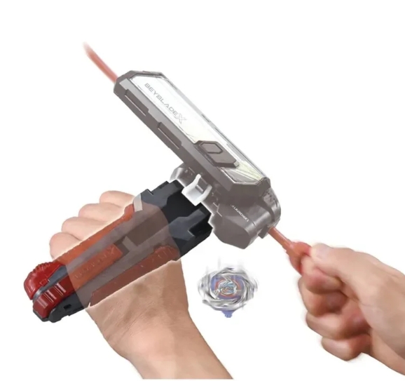 Takara Tomy Beyblade X BX-41 Rubber Custom Grip Gunmetal Ver ด้ามจับ