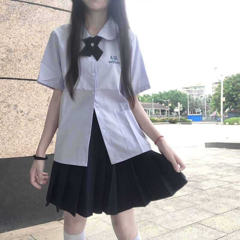 ชุดนักเรียน เสื้อ+กระโปรง ครบเซท รหัส TS905