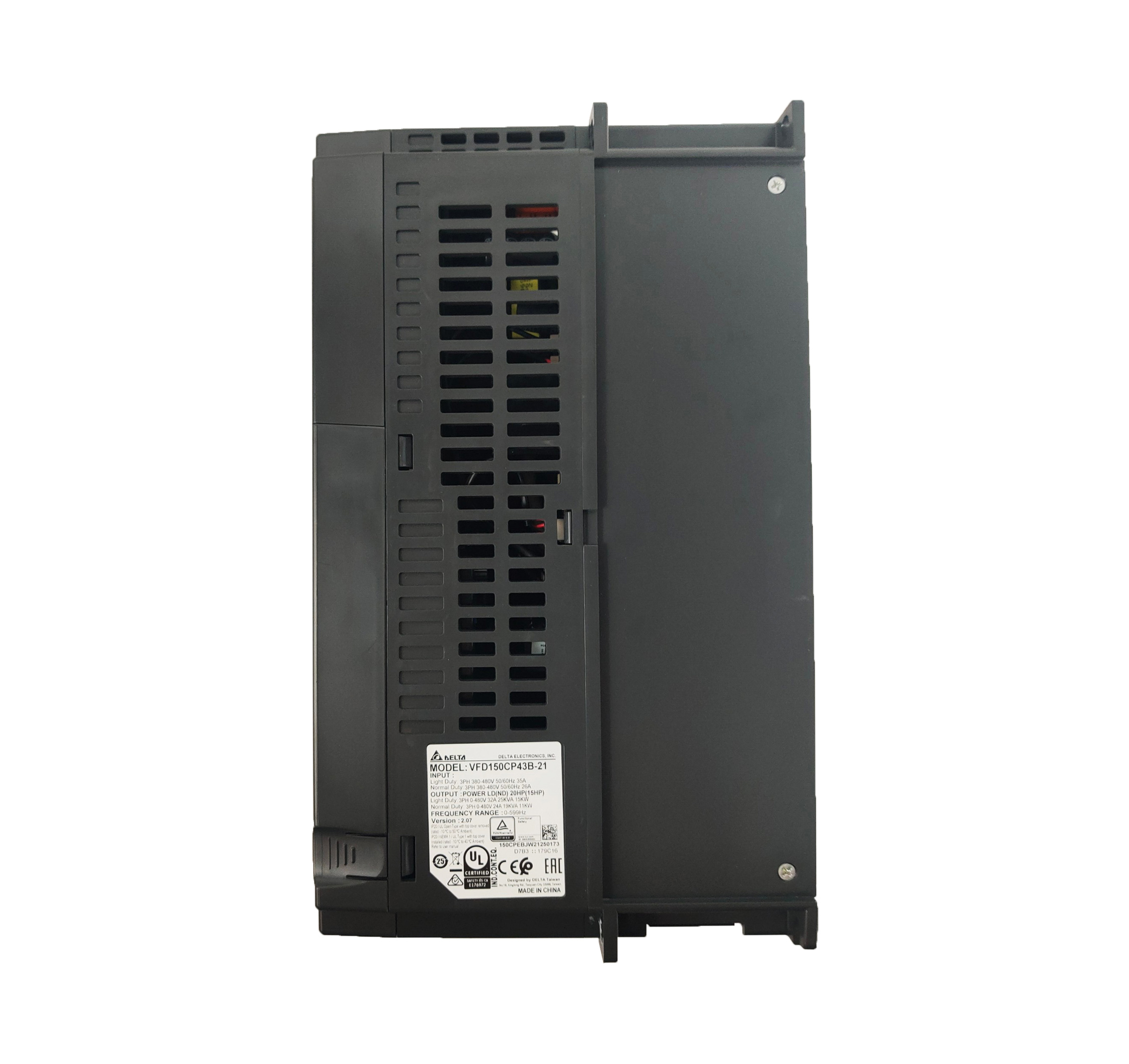 Delta Inverter CP2000. Model VFD150CP43B-21