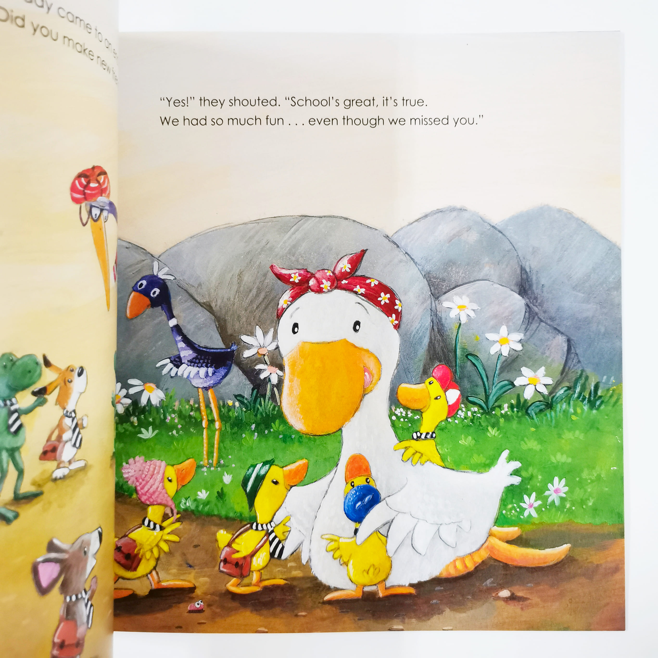 Five Little Ducklings Go To School