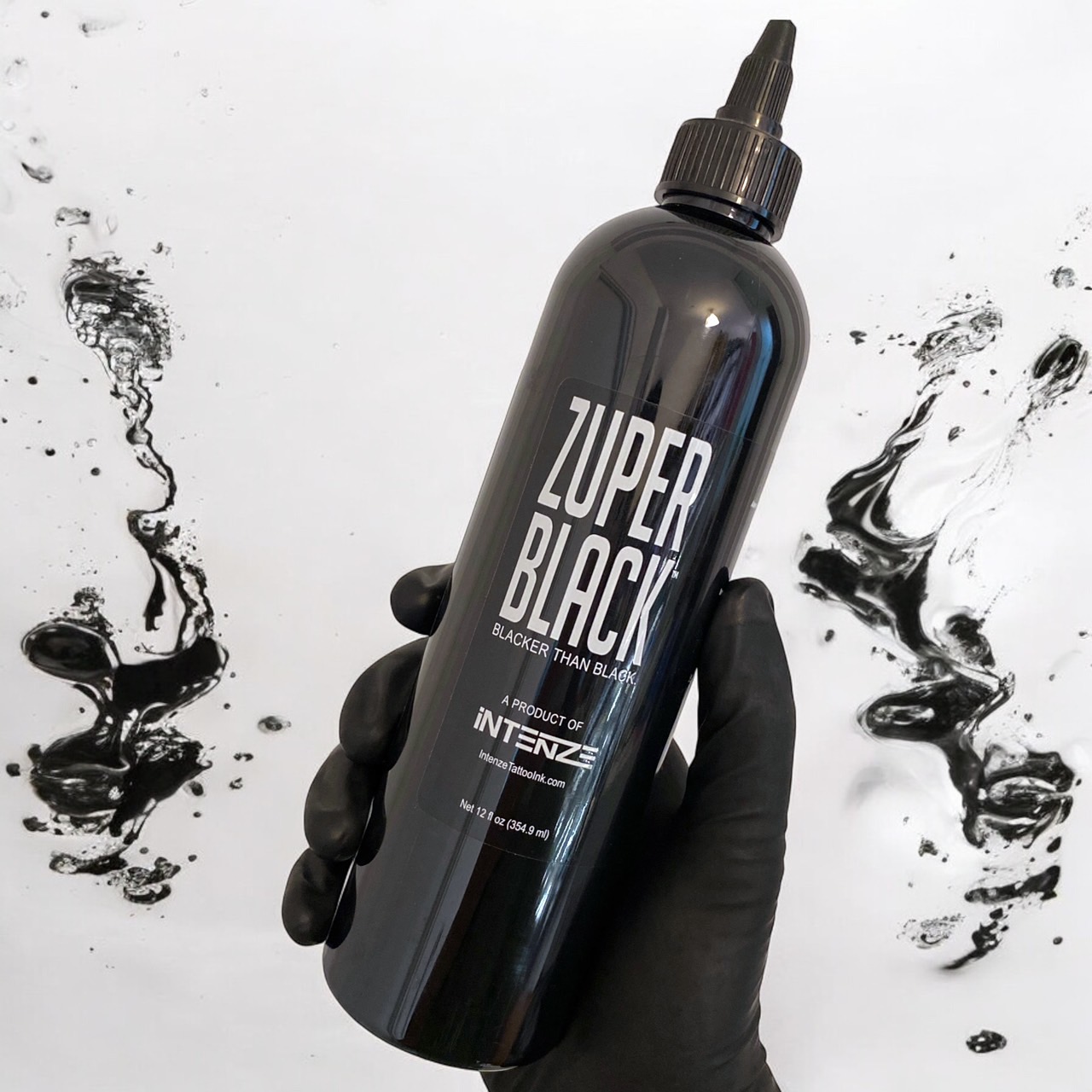 สีดำ INTENZE ZUPER BLACK ขนาด 12 ออนซ์