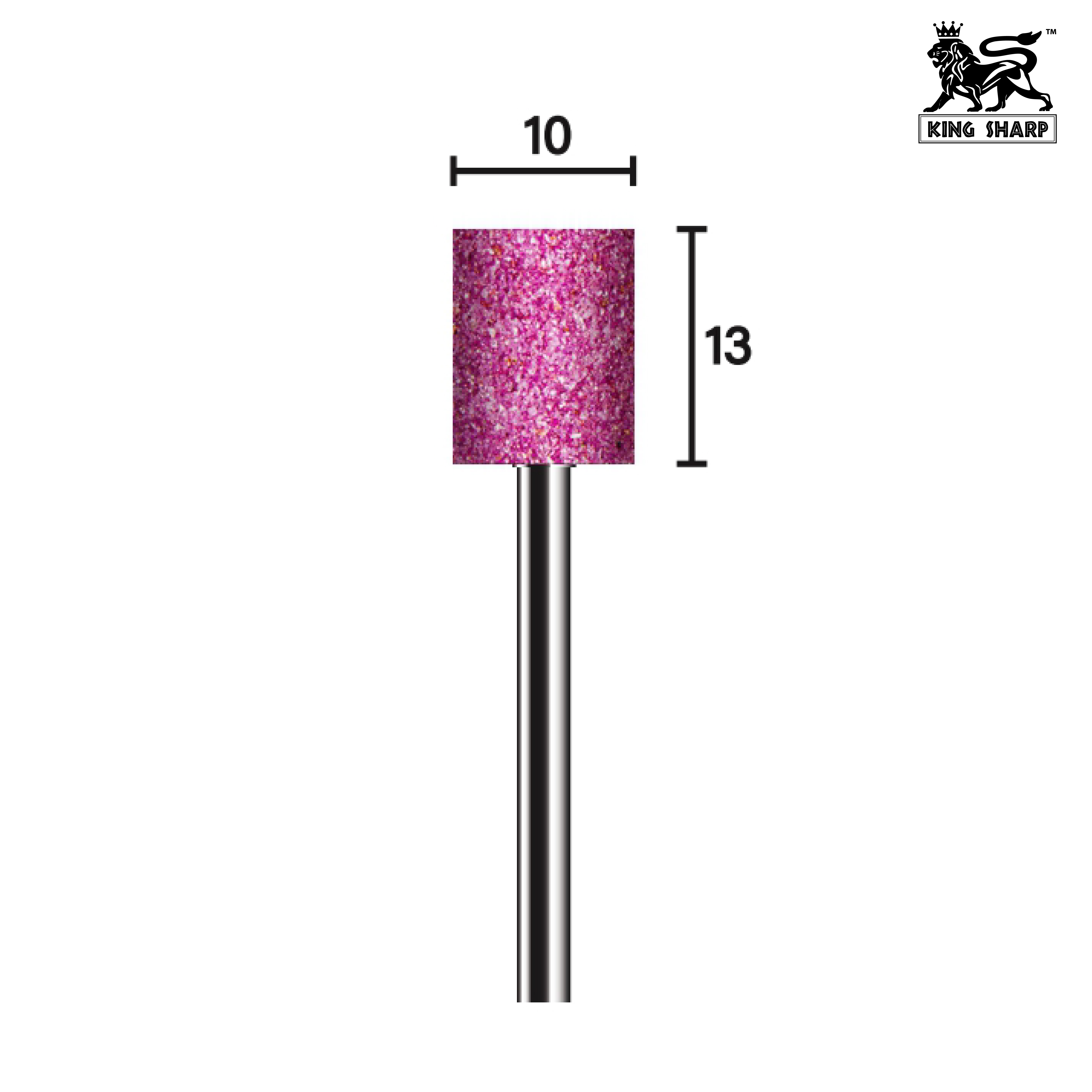 หินเจียรมีแกน KINGSHARP SW111 PA60QV40 10x13x3 mm.