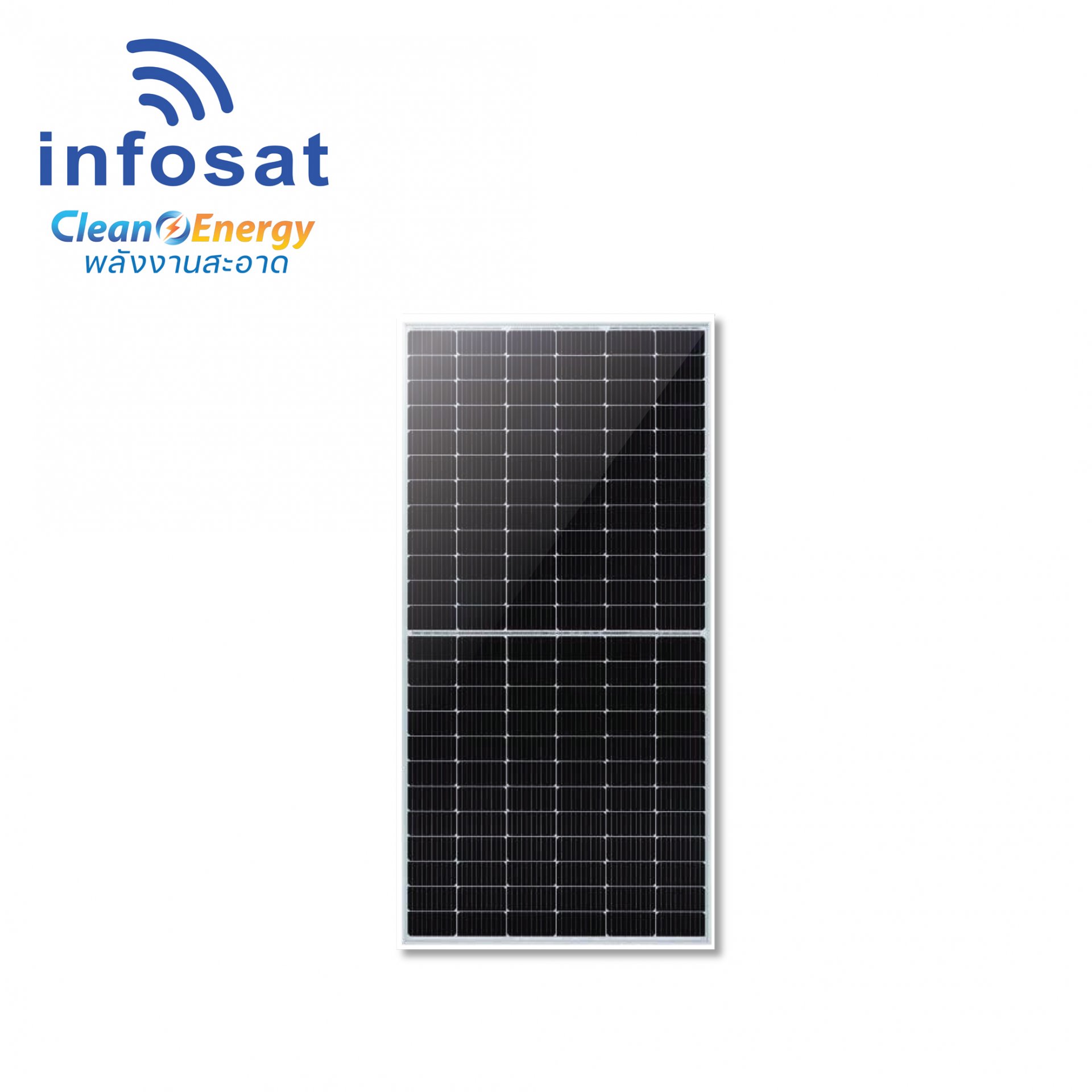 แผงเก็บตะวันโซลาร์เซลล์ Mono 450W Half Cell