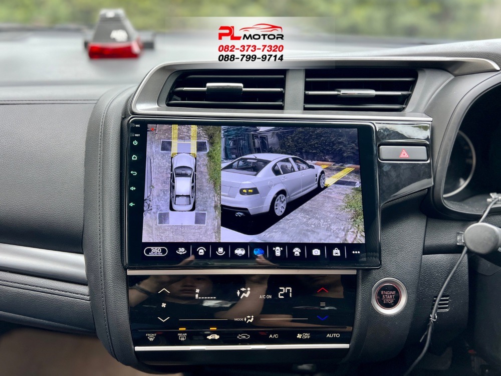 จอแอนดรอย 8Core 6/128 GB 4G + กล้องรอบคัน Honda Jazz GK 2019