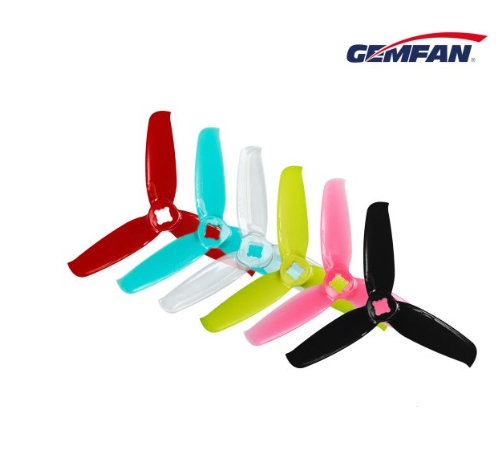 GEMFAN FLASH 3x5.2x3" 3052 3-Blade Performance FPV Racing Propeller 1ถุง 4ใบ สุ่มสี