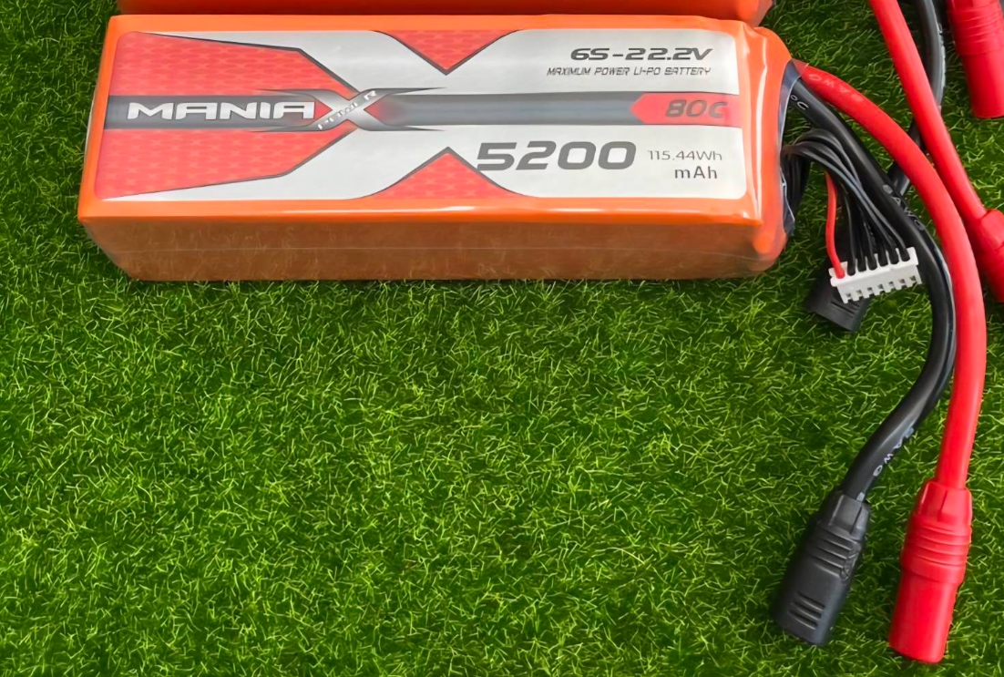 ManiaX 6S 22.2V 5200mAh 80C AS150 Plug