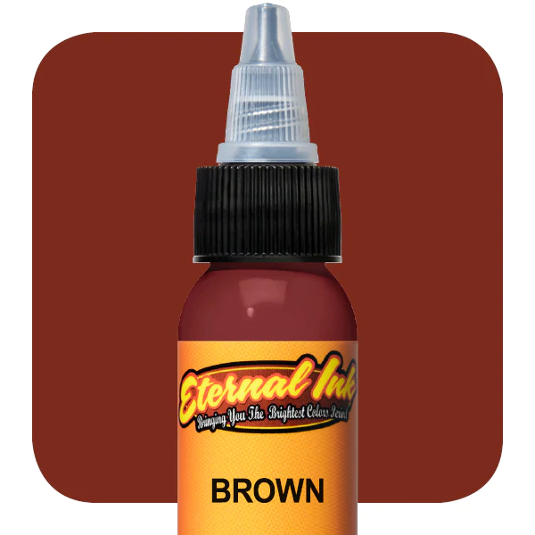 สีสักอีเทอนอล เฉดสีน้ำตาลและสีเนื้อ Brow , Flesh Eternal Ink