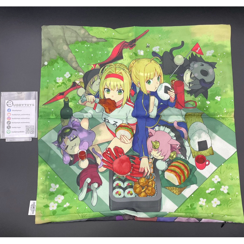 ปลอกหมอนอิงลายหน้า-หลัง จากซีรี่ย์เฟท[Fate Grand Carnival Grakanni Bonus Cushion Cover]