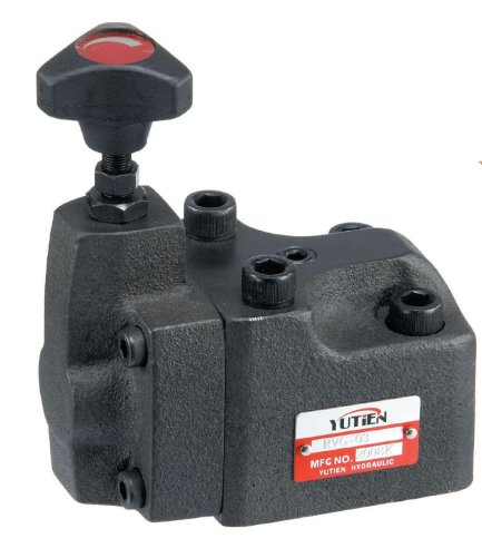 YUTIEN Pilot Control Plate Overflow Valve RVG-03-3 RVG-06-2 RVG-10-1 Hydraulic Valve