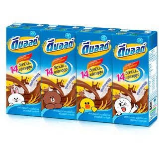 8853002300539 180ml.ดีมอลต์-ช็อกโกแลตUHT(แพค4กล่อง)