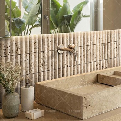 Travertine ( Yellow) โมเสค ทราเวอร์ทีน