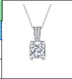 สร้อยพร้อมจี้ PM5014B（2CT.）