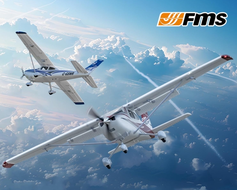 FMS Cessna182 1500MM เครื่องบินโฟม ตัวลำ+ชุดไฟ (ไม่รวม แบต รีซีฟ รีโมท)