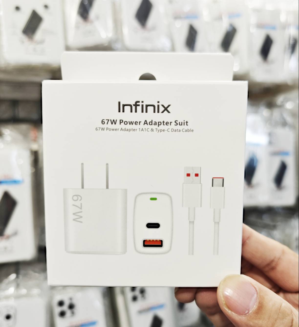 ชุดชาร์จ Infinix 67W T-C (1A1C)(US)