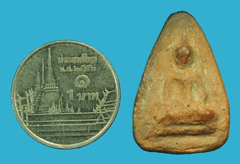 A5104 พระกลีบบัว เนื้อดินเก่า ไม่ทราบที่และปีสร้าง 13