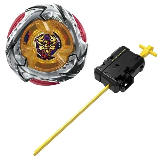 Takara Tomy ของแท้!! Beyblade X UX-14 ScorpioSpear 0-70Z Starter [มีที่ชูท]
