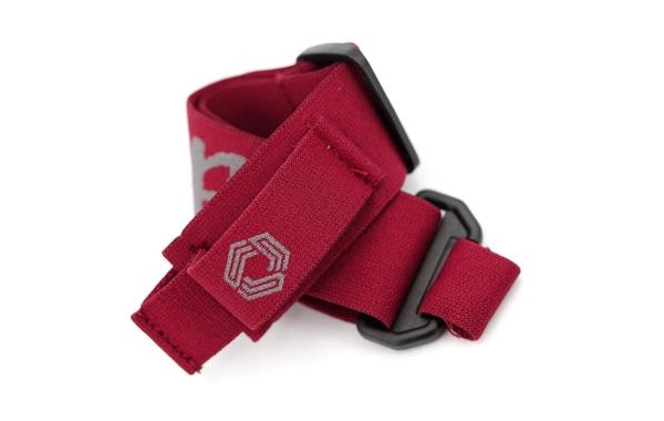 ETHIX GOGGLE STRAP V3 BURGUNDY RED (Black LOGO) สายรัดแว่น FPV fatshark Skyzone