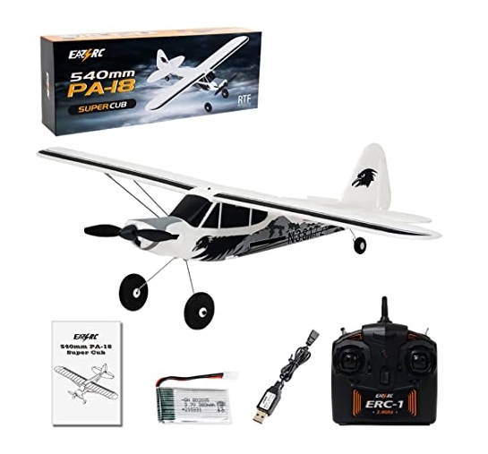 FMS - Piper PA-18 Super Cub 540mm Wingspan RTF เครื่องบินชุดพร้อมเล่น มีรีโมท มีแบต มาครบ